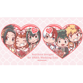 BNHA WEDDING (KEYCHAIN)