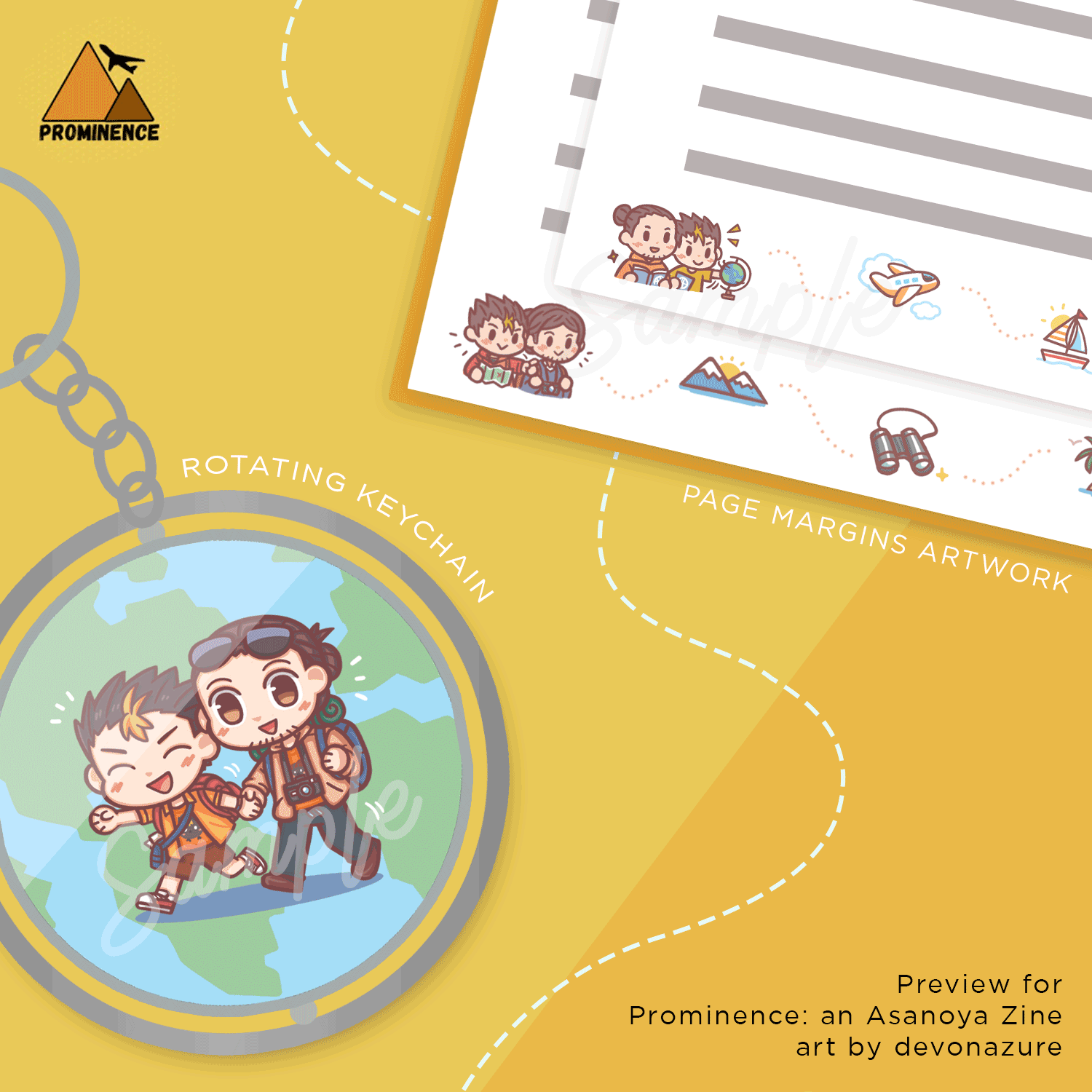 ASANOYA (MARGIN & KEYCHAIN)