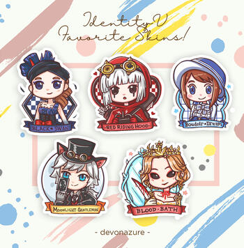 IDV - FIVE (STICKERS)