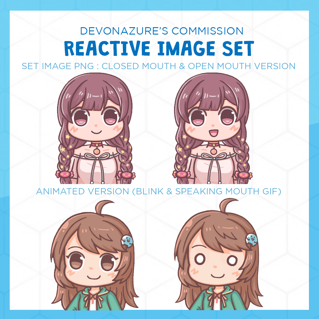 PNGTUBER / GIF REACTIVE IMAGE